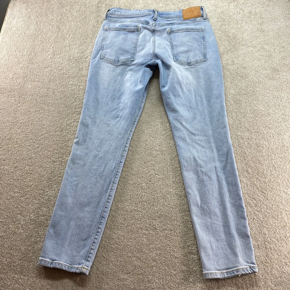Mutual‎ Weave The Slim Jeans Mens 33x32 Light Wash Blue Stretch Denim